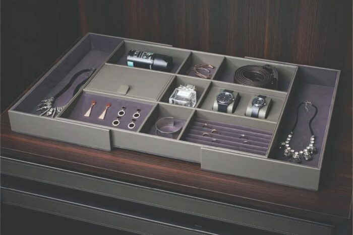 Adjustable Leather Storage