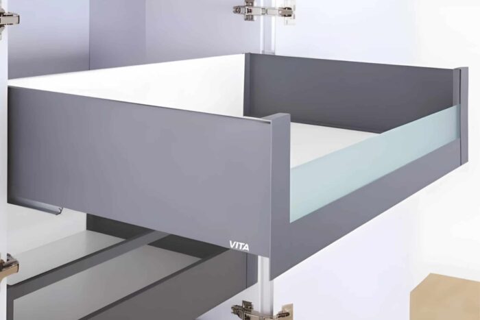 Tenabox Inner Drawer-Front Bracket Glass( Half )